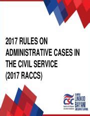2017 raccs lawphil|CSC Res. No. 1701077 (2017 RACCS) PDF .